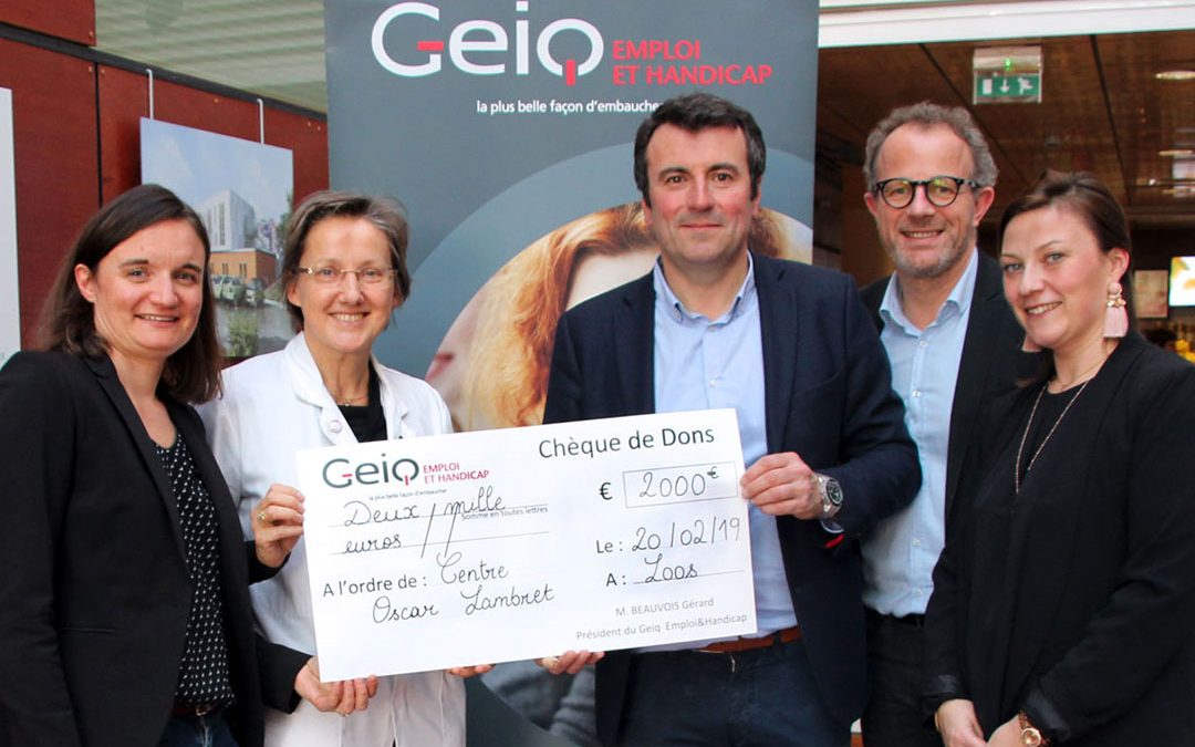 Le Geiq soutient le Pôle Sport & Cancer du Centre Oscar Lambret